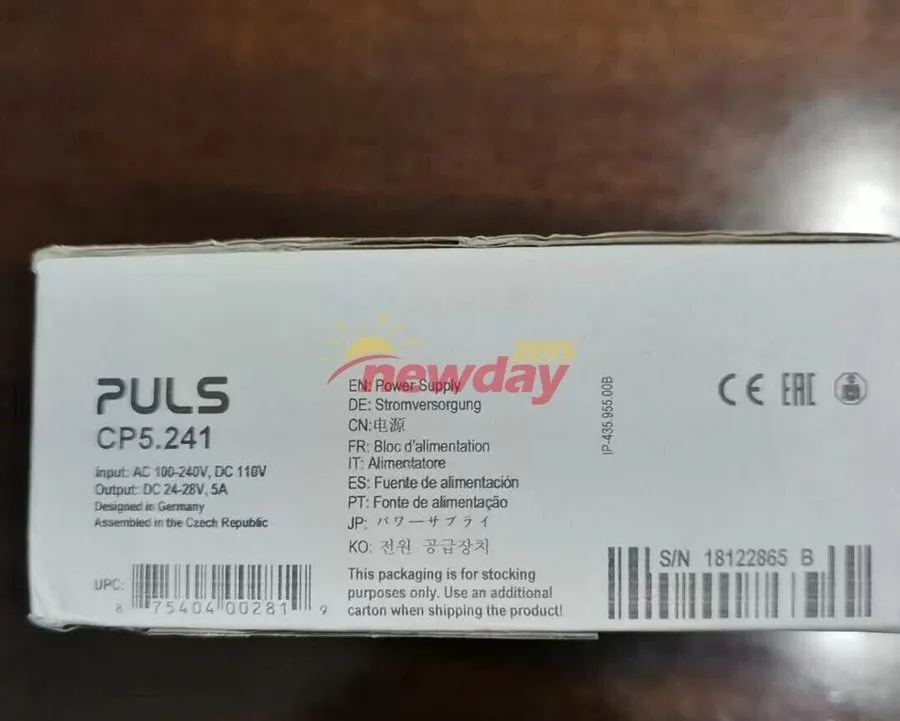 Блок питания PULS CP5.241 AC-DC Power Supply 120W 24 to 28VDC DIN Rail Input: 10