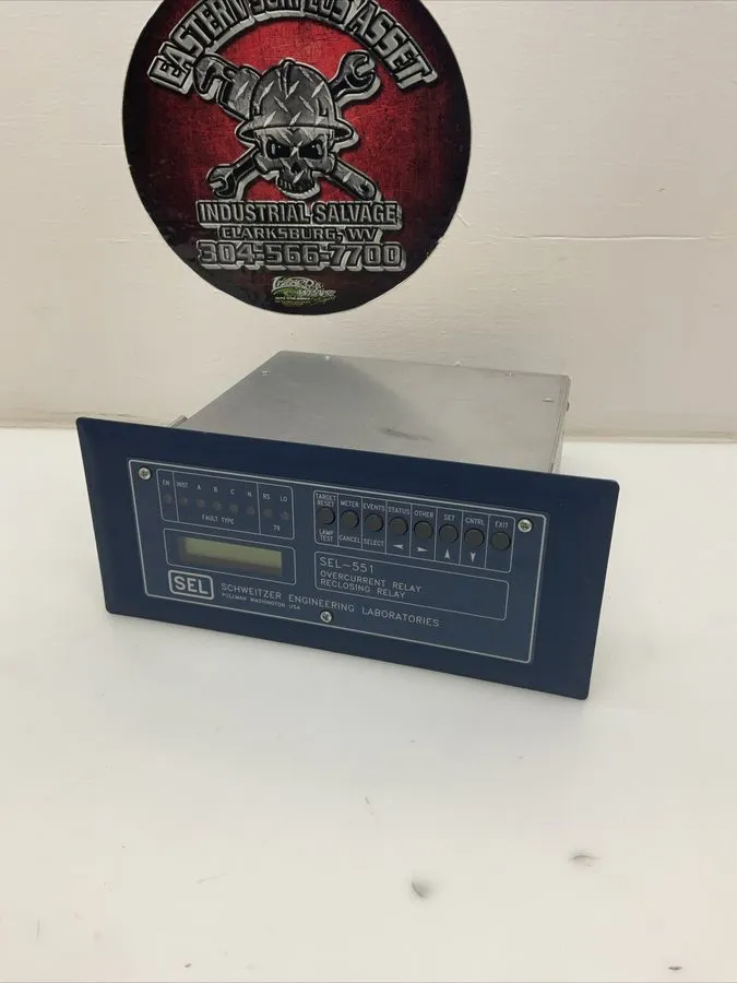 Реле защиты Ship SEL-551 OVERCURRENT RELAY RECLOSING 055100CX6X2X 220vdc