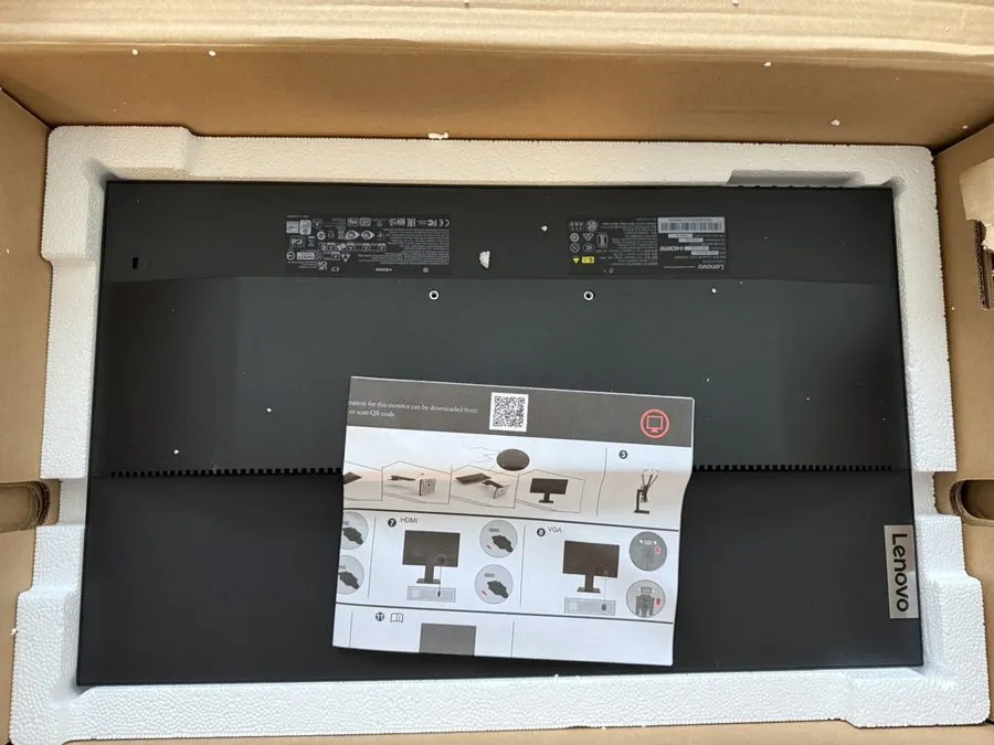 Монитор Lenovo ThinkVision Monitor E24-29 23.8" Full HD TFT LCD 1920 x 1080 Blac — фото лота 2