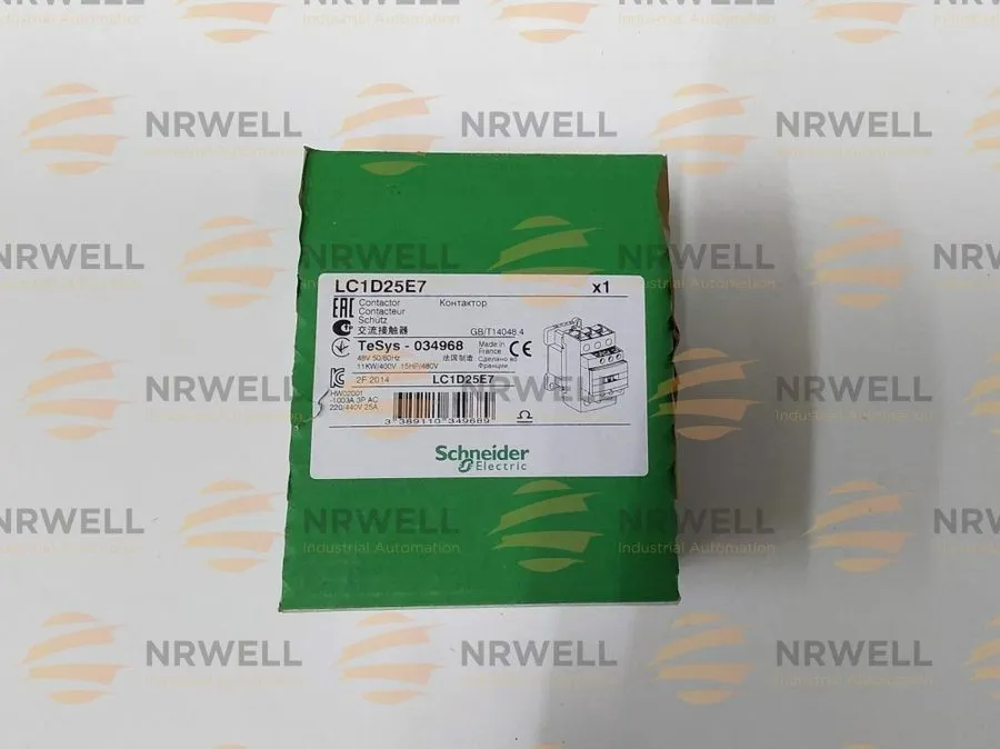 Контактор TeSys Deca LC1D25E7 Contactor 48V coil 3P 25A replace Schneider AC
