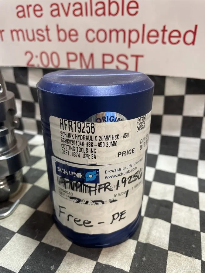 Режущий инструмент SCHUNK CUTTING TOOL 204046, SDF HSK-A50 Ø20 L1=90 TENDO, FREE