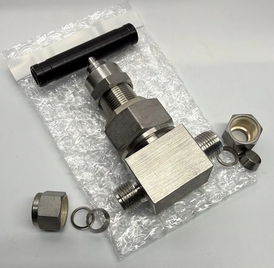 Клапан Swagelok SS-6NBS6 Manual Stainless Needle Valve 6000psi 3/8in Tube