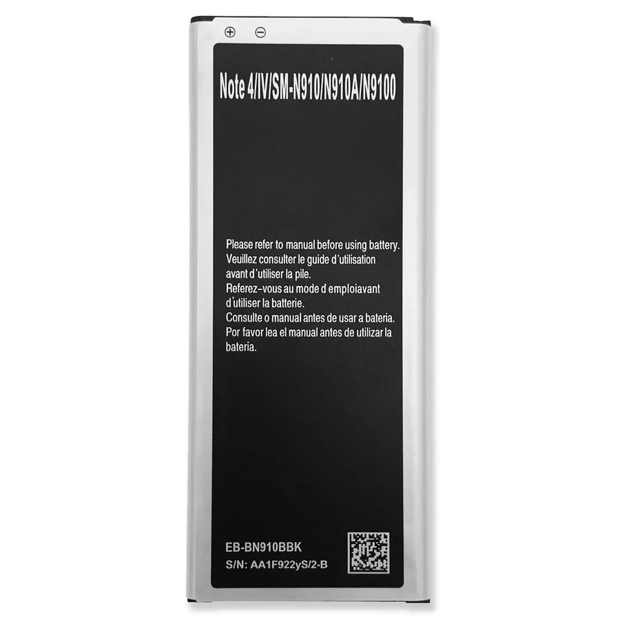 Батарея для Samsung Galaxy Note 4 Li-ion 3.85V Battery EB-BN910BBU 3220mAh SM-N9 — фото лота 1