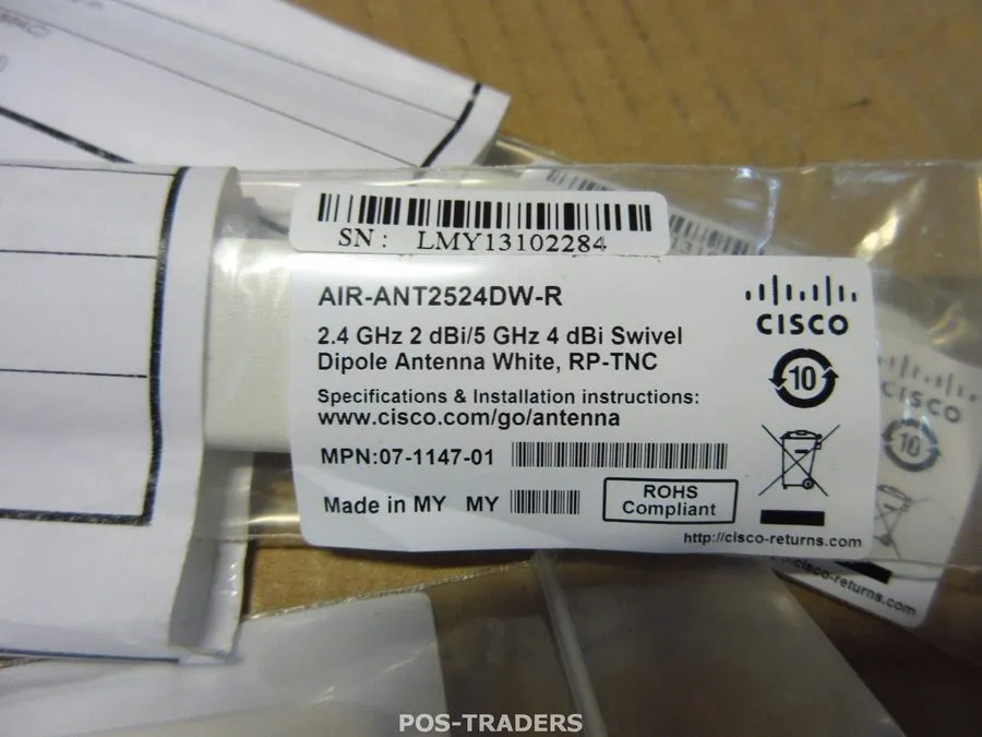 Точка доступа Wi-Fi Brande AIR-CAP2602I-E-K9 Cisco Aironet 2602I IEEE 802.11n 45