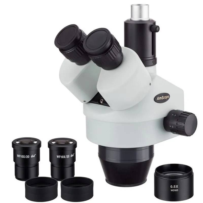 Микроскоп AmScope SM3545T 3.5X-45X Trinocular Zoom Stereo Microscope Head