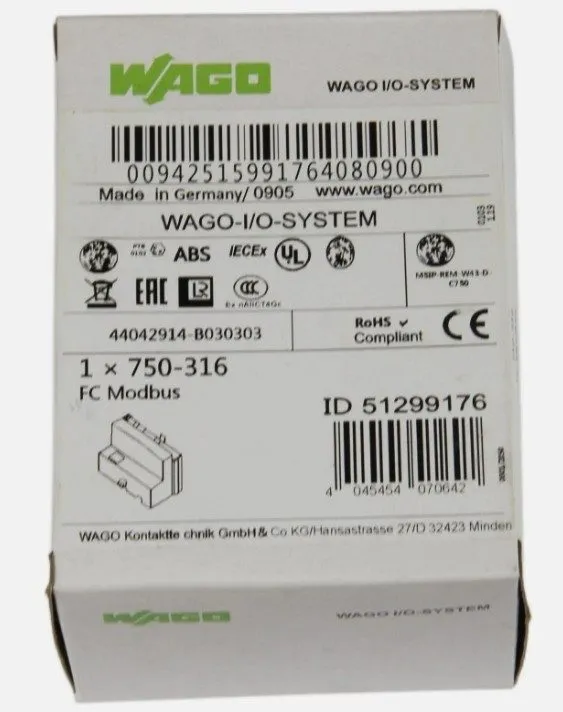 ПЛК WAGO 750-316 Module PLC