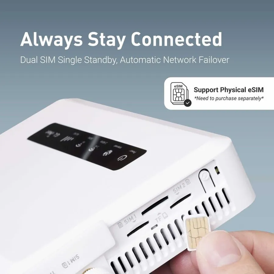 Маршрутизатор GL.iNet GL-X3000 (Spitz AX) 5G NR AX3000 Cellular Gateway Router,  — фото лота 2