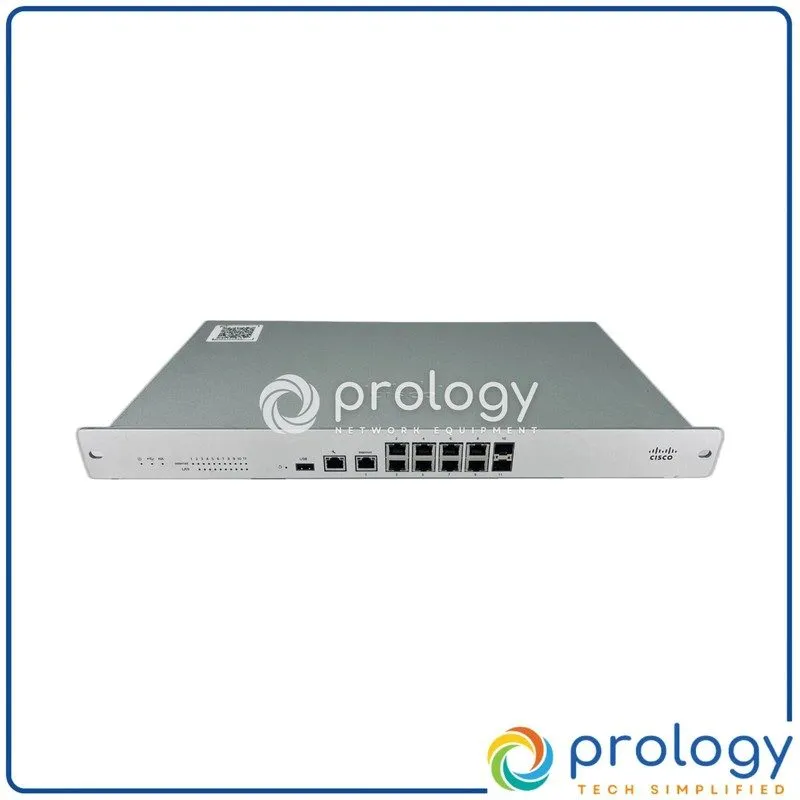 Маршрутизатор Cisco MX100-HW Meraki Router Security Cloud Managed Appliance Uncl