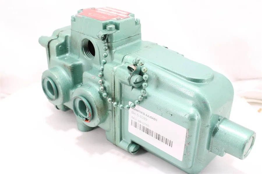 Электромагнитный клапан Numatics 4JLSAD3 Pneumatic Solenoid Valve 3-Way 120V AC 