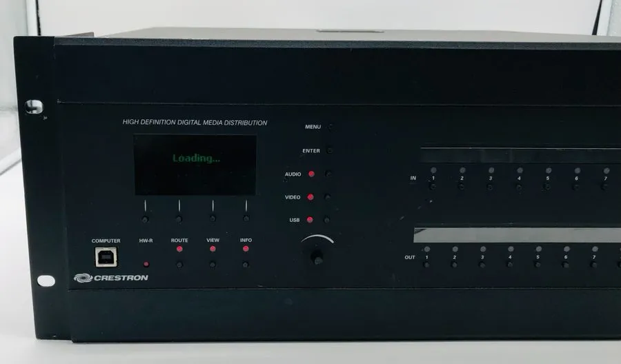 Видеокоммутатор Crestron DM-MD8X8 Digital Media Switcher w/ 10 Cards DM/HDMI/DSP