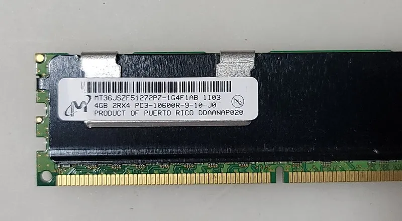 Модуль памяти Micron X4GB 2Rx4 PC3-10600R MT36JSZF51272PZ-1G4F1AB 500203-061