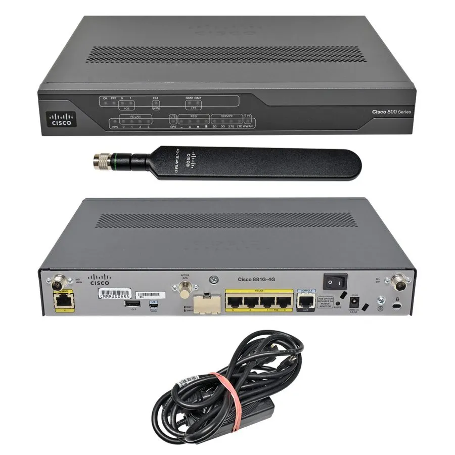 Маршрутизатор Cisco C881G-4G-GA-K9 4-Port Fast Ethernet Integrated Services Rout