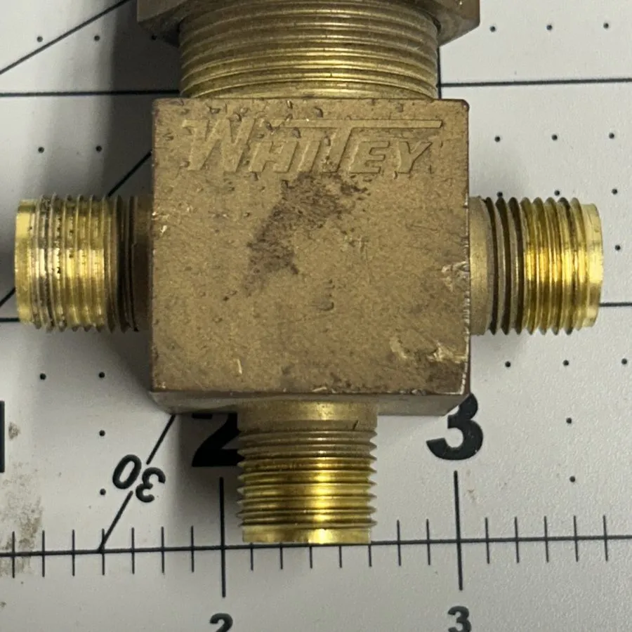 Клапан Brass swagelok valve B-44XS6 1/2 in tube OD — фото лота 1