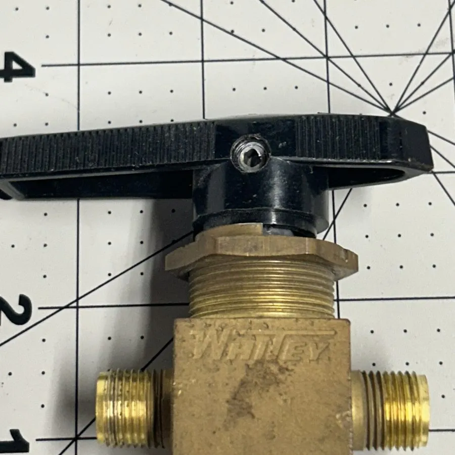 Клапан Brass swagelok valve B-44XS6 1/2 in tube OD — фото лота 2
