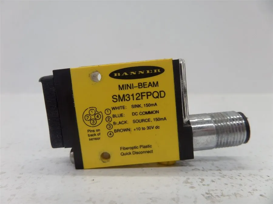 Фотоэлектрический датчик Banner Mini-Beam SM312FPQD Photoelectric Sensor