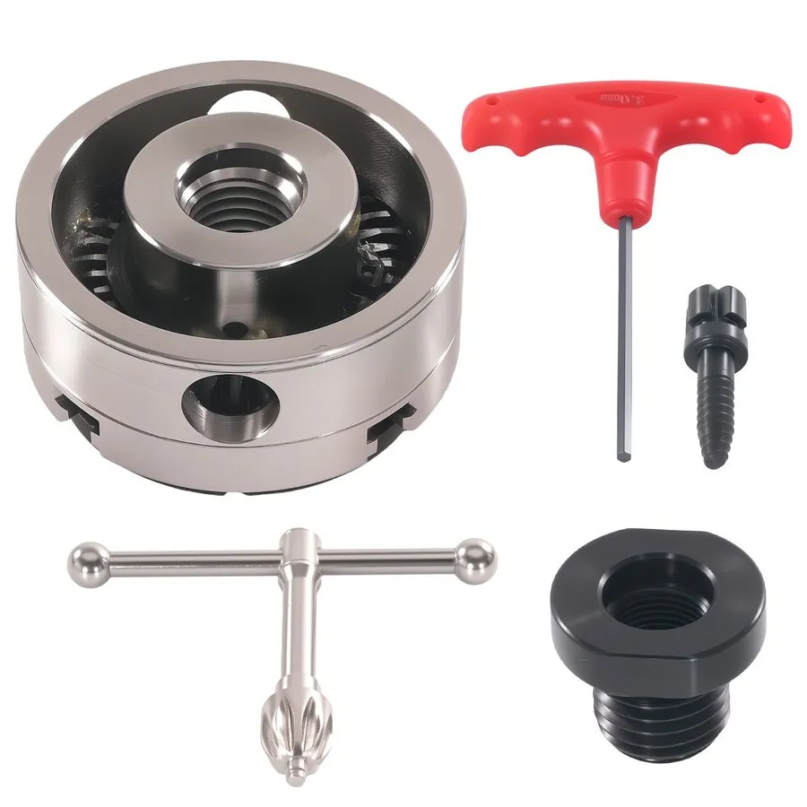 Режущий инструмент 4-Jaw Self-Centering Lathe Chuck 3.75" M33x3.5 Mount