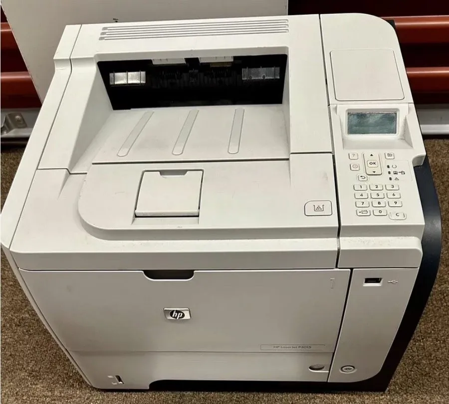 Лазерный принтер HP LaserJet P3015dn CE528A Workgroup Laser Printer TONER INCLUD — фото лота 4