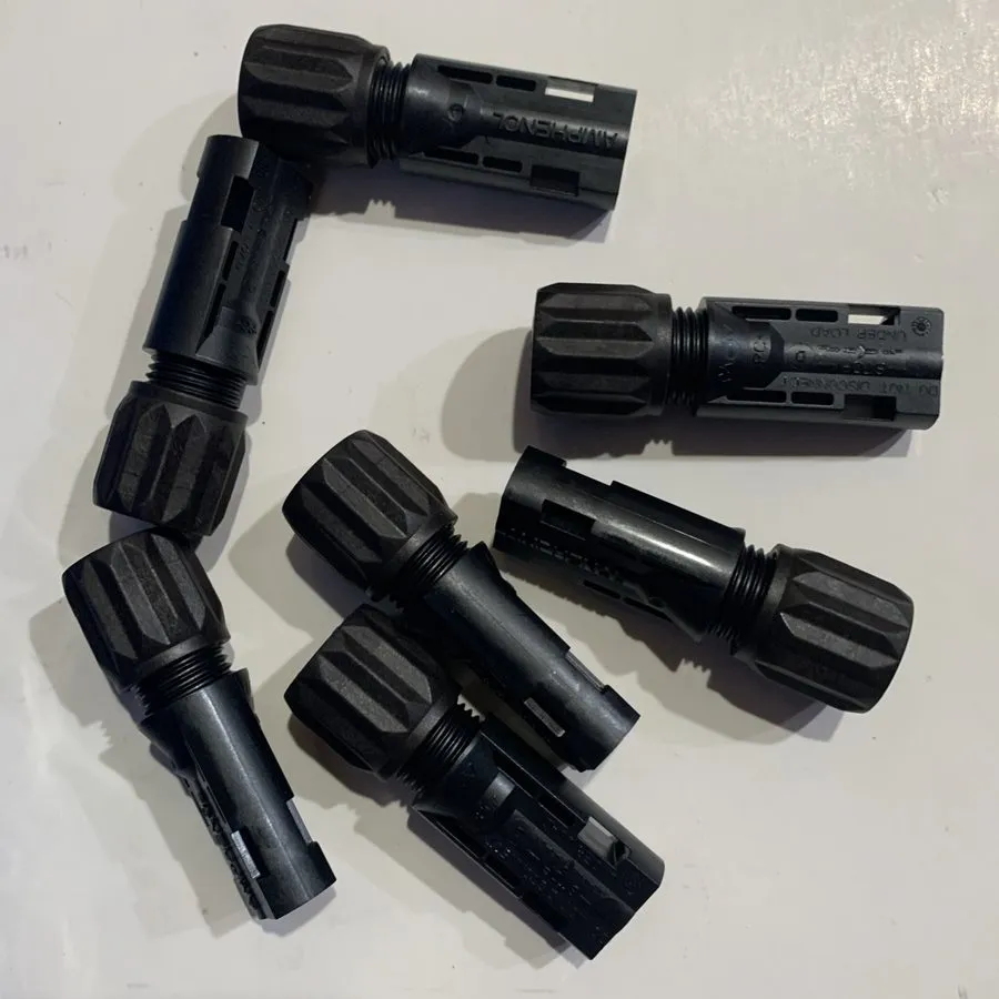 Разъём AMPHENOL Male PV Connectors PV-200045-M H4CMC6D-M & PINS P200-AIO-007 Lot