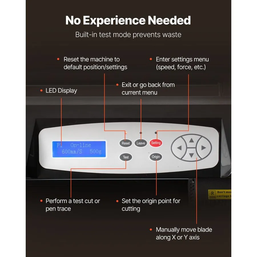 Режущий плоттер Uimoso 28-Inch Vinyl Cutter Machine with Plotter Printer Bundle — фото лота 1