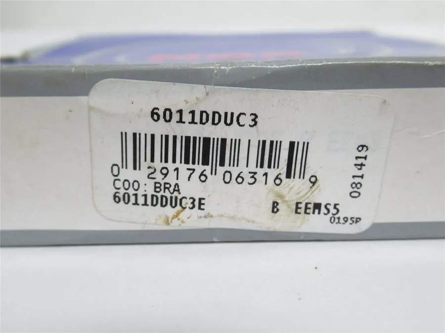 Подшипник NSK 6011DDUC3 Ball Bearing — фото лота 1