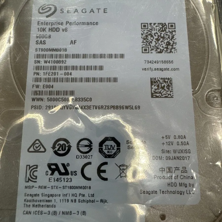 Жёсткий диск Seagate Enterprise 10K V8 900GB 10000RPM 2.5inch (ST900MM0018) Inte — фото лота 2