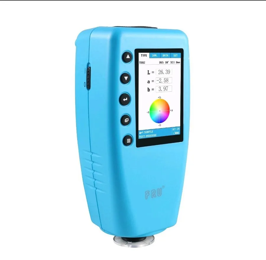 Лабораторный прибор Color Analyzer Fru Color Meter WR10QC Portable Digital Color — фото лота 2