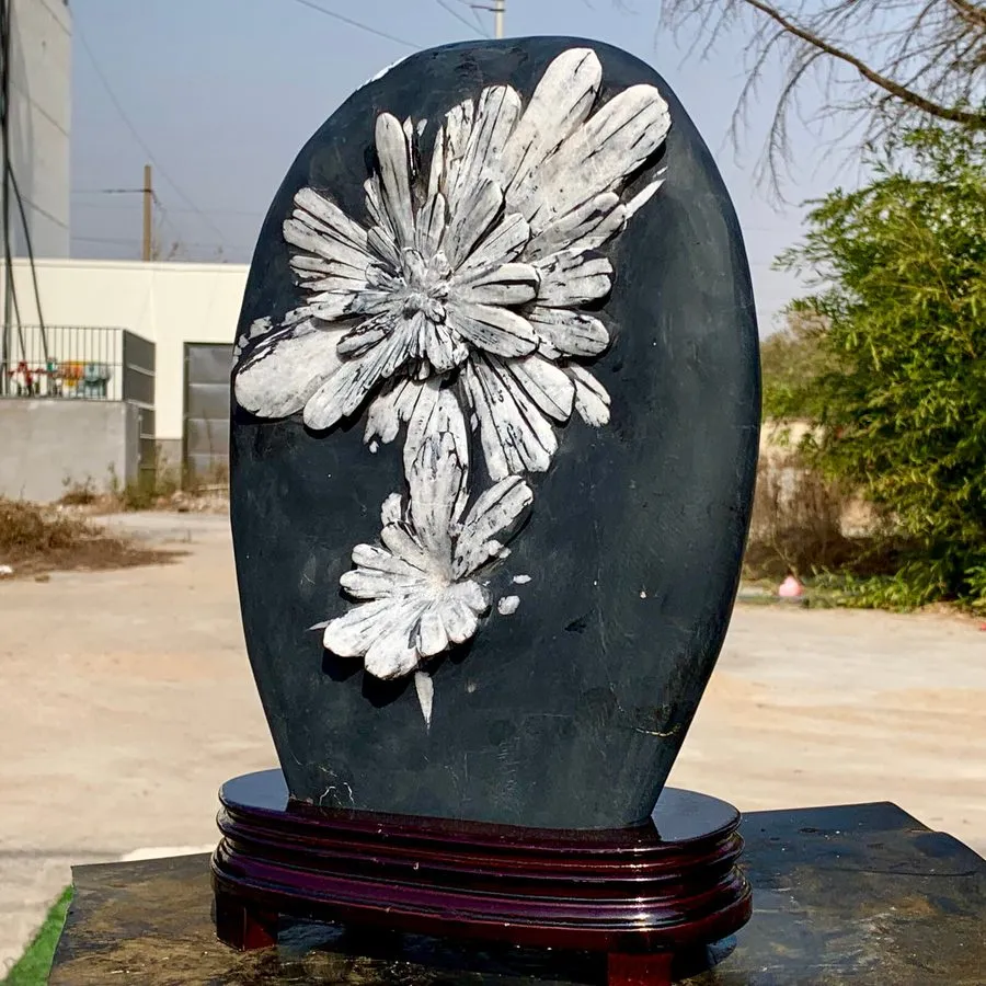 Лабораторный прибор 16.06LB Natural chrysanthemum stone quartz carving aura crys