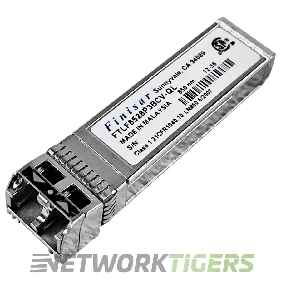 Трансивер FTLF8528P3BCV-QL Finisar 8.5Gbps 850nm SFP+ Transceiver Grade A