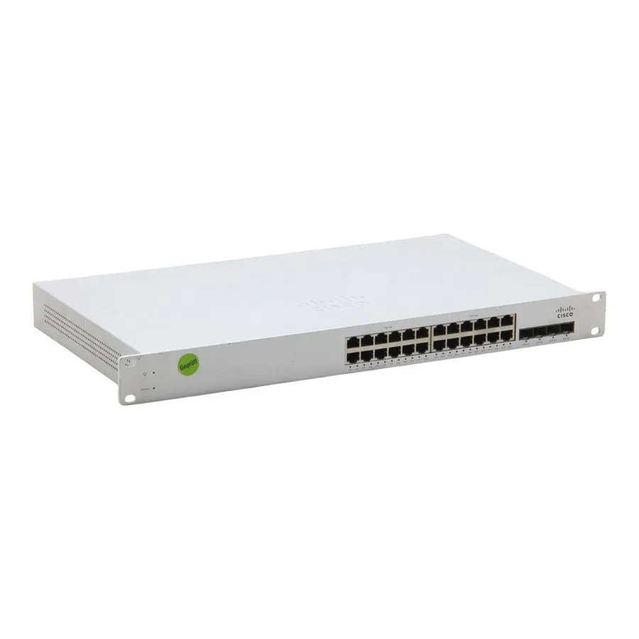 Коммутатор Cisco Meraki MS220-24P-HW 24-Port Gigabit PoE+ Switch 4x SFP 370W