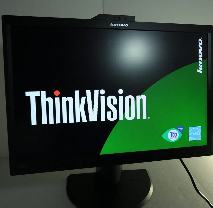 Монитор Lenovo ThinkVision L2251wD 22" Monitor VGA DP Webcam USB Hub 5ms 2578-HB — фото лота 1