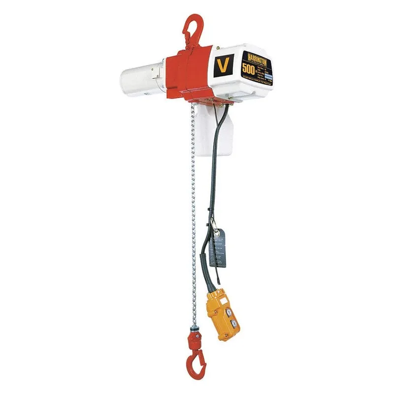 Таль HARRINGTON ED500V-20 Electric Chain Hoist,500 lb.,20 ft. Lift 49CZ54
