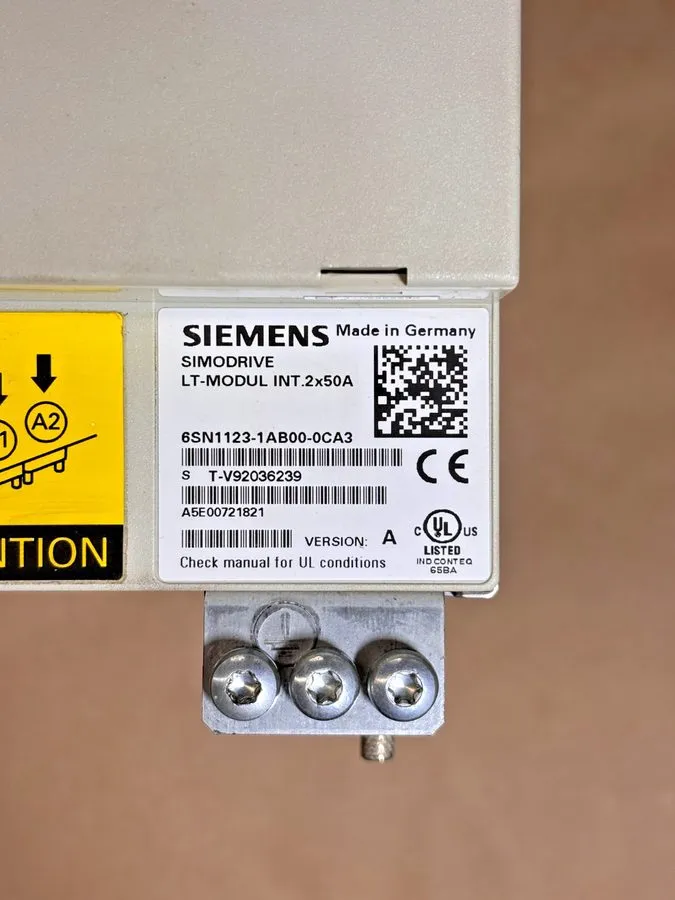 Оборудование ЧПУ Siemens -6SN1123-1AB00-0CA3 Ver. A Simodrive 611 2-Axis Power M
