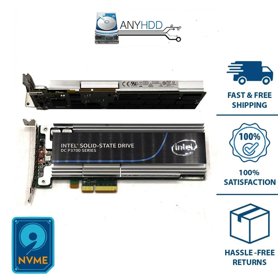 SSD-накопитель 2 LOT INTEL DC P3700 SERIES 2TB SSD ENTERPRISE PCIe 3.0x4(NVMe) S