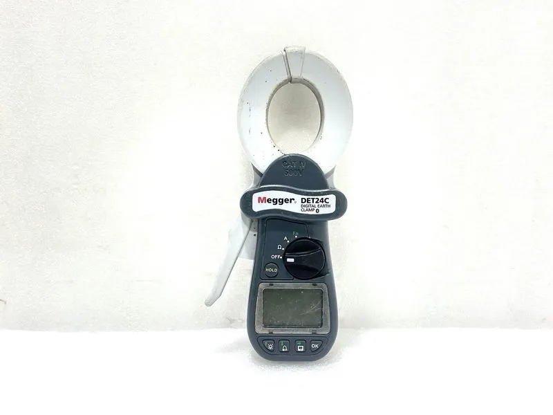 Тестер MEGGER EARTH TESTER DET24C DIGITAL CLAMP RESISTANCE METER AS-IS