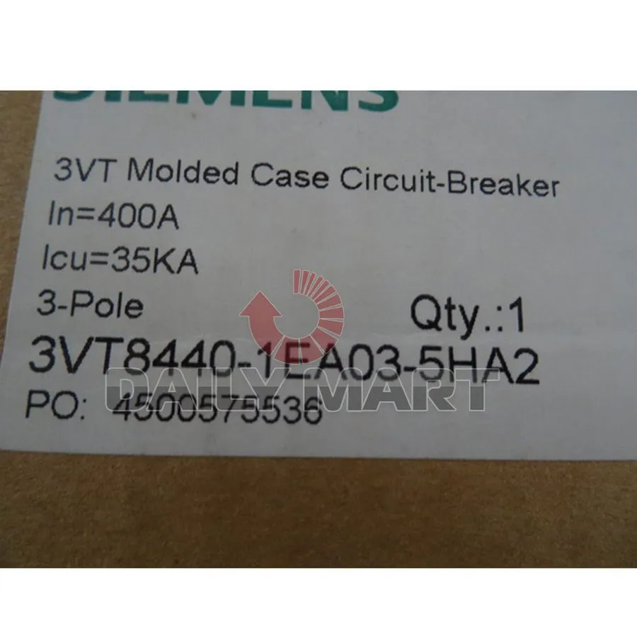 Автоматический выключатель 3VT8440-1EA03-5HA2 Siemens Circuit Breaker