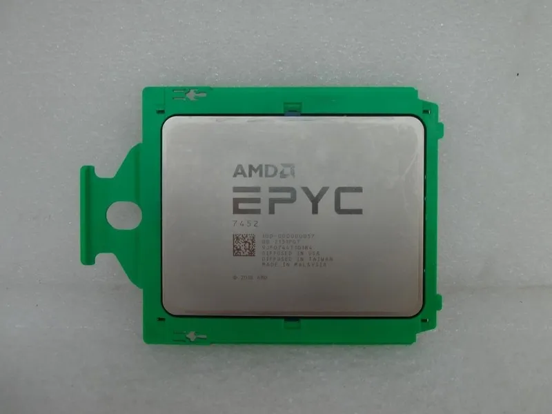 Процессор AMD EPYC 7452 32 cores 64 threads 2.35GHz up to 3.35GHz 155w cpu proce