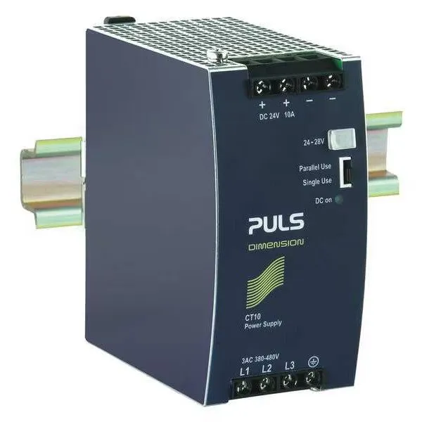 Блок питания Puls Ct10.241 Dc Power Supply, 380/480V Ac, 24/28V Dc, 240 W, 8.6 A — фото лота 1