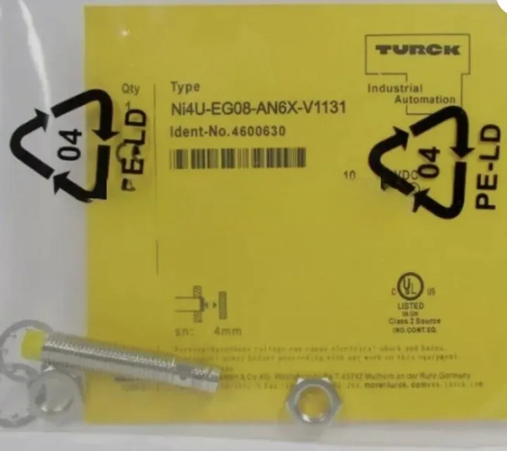 Датчик приближения Turck Ni4U-EG08-AN6X-V1131 Inductive Proximity Sensor, 4mm, 1
