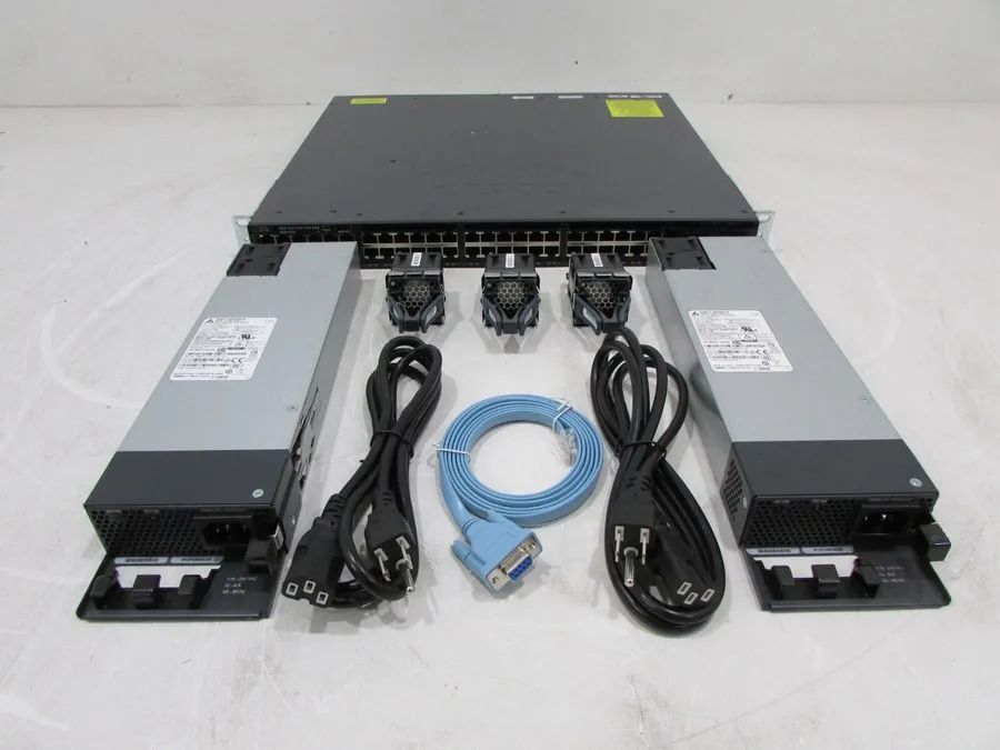 Коммутатор Cisco WS-C3650-48FD-L V03 48-Port PoE+ Gigabit Ethernet Switch 2x 10G