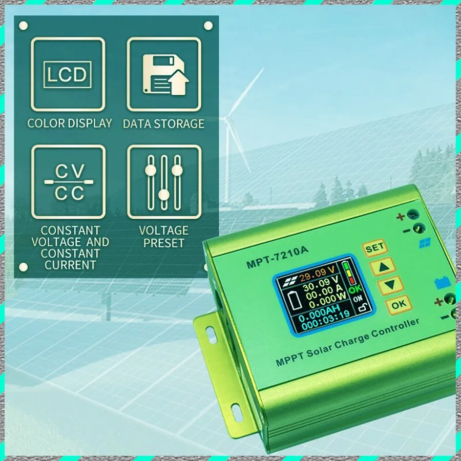 Аккумулятор LCD Display MPT-7210A MPPT and DC-DC Solar Panel Charge Controller 2