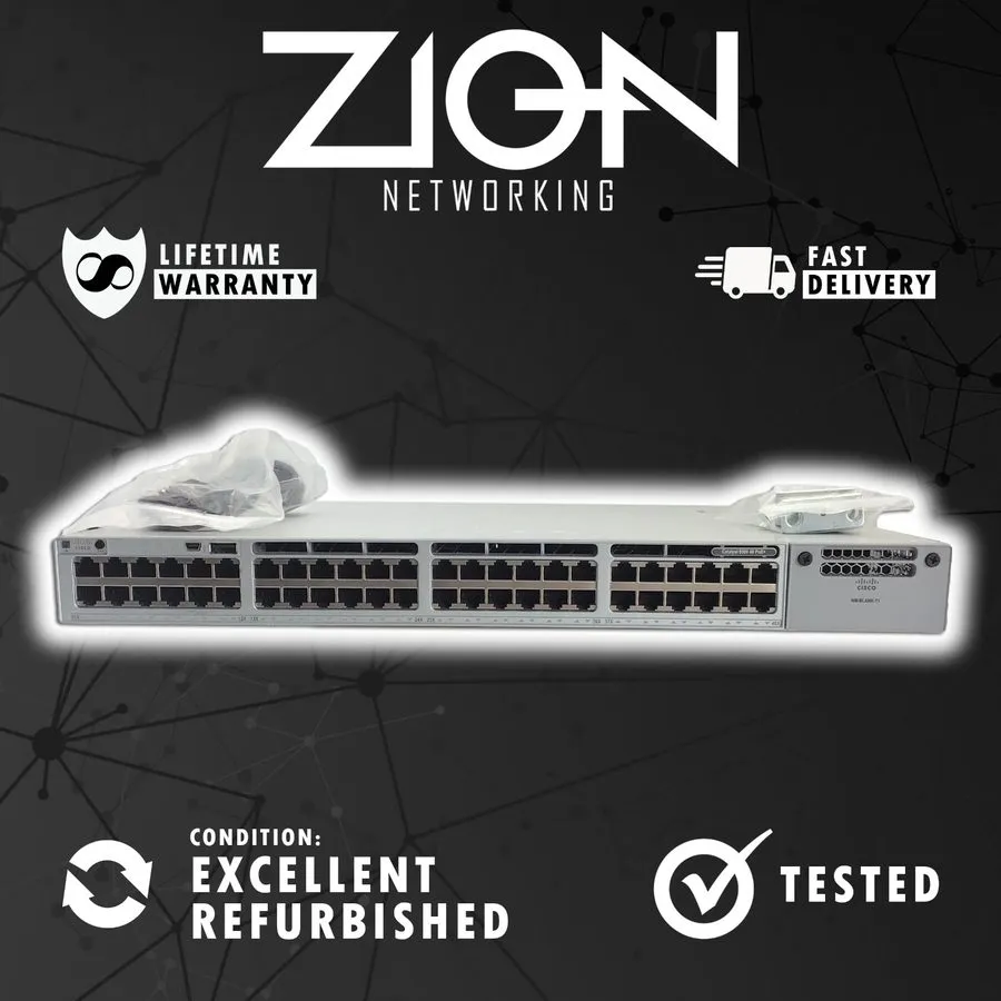 Коммутатор Cisco C9300-48P-A Cisco Catalyst 9300 48-port PoE+ 437W