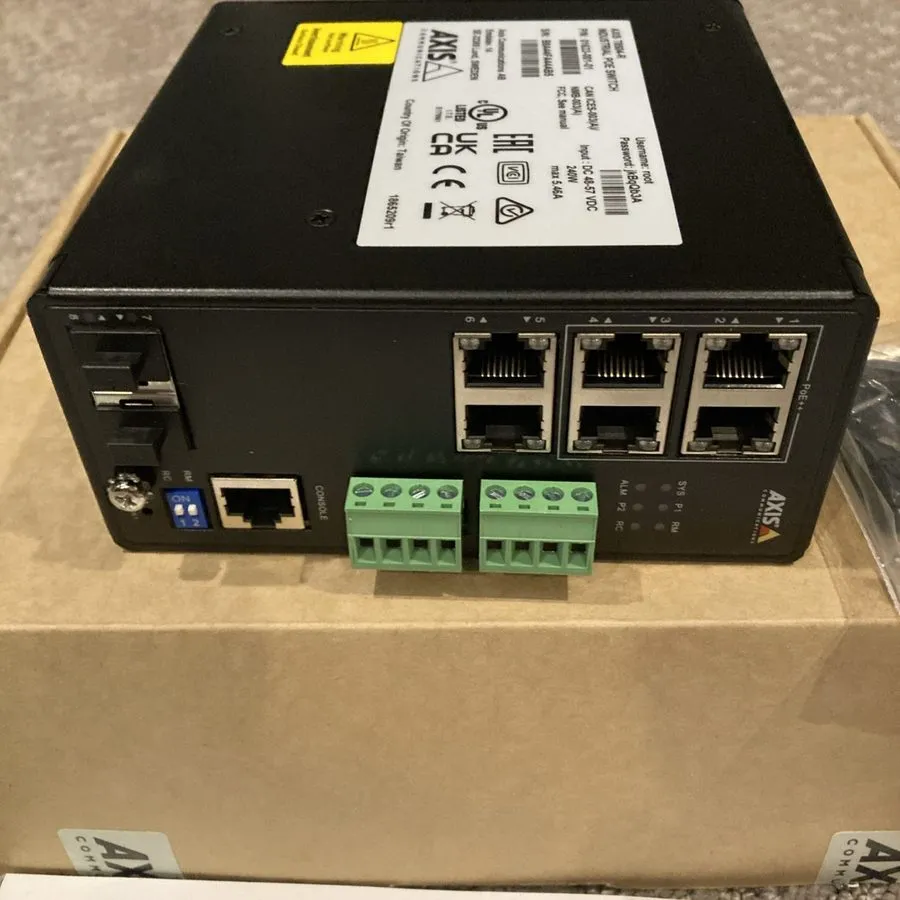 Коммутатор AXIS T8504-R Industrial PoE++ Switch 240W Managed DIN Rail — фото лота 1