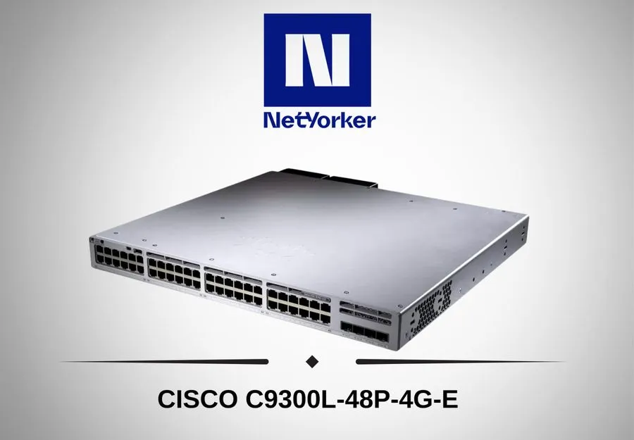 Коммутатор Cisco Catalyst C9300L-48P-4G-E 48Ports PoE Network Switch