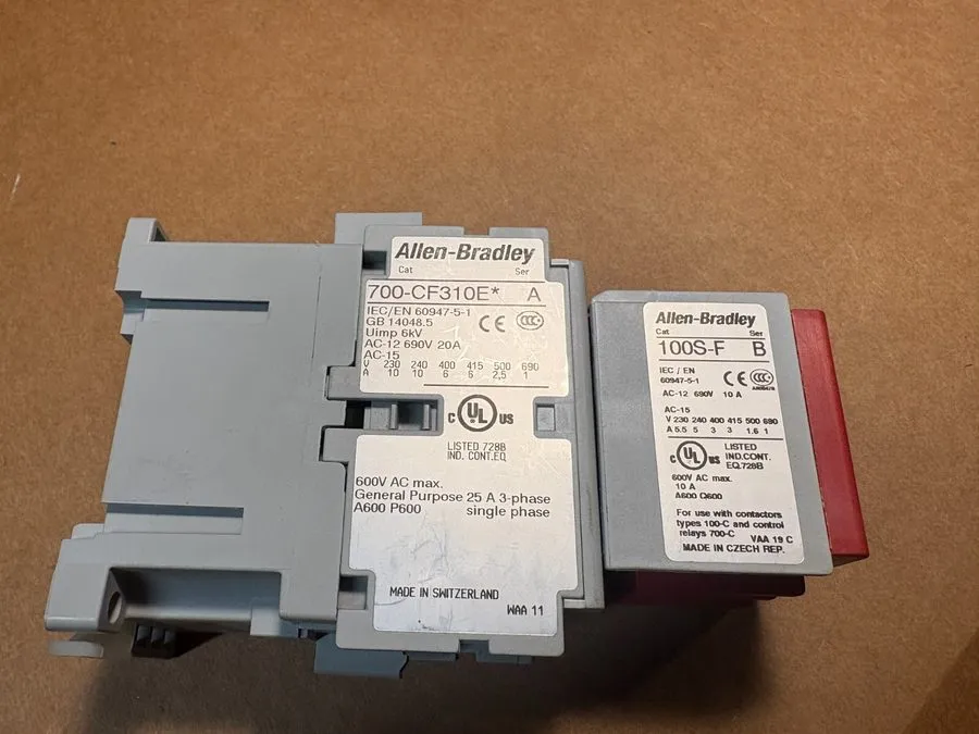 Реле безопасности Allen Bradley 700S-CF620EJC 24 VDC Coil Safety Relay 700-CF310