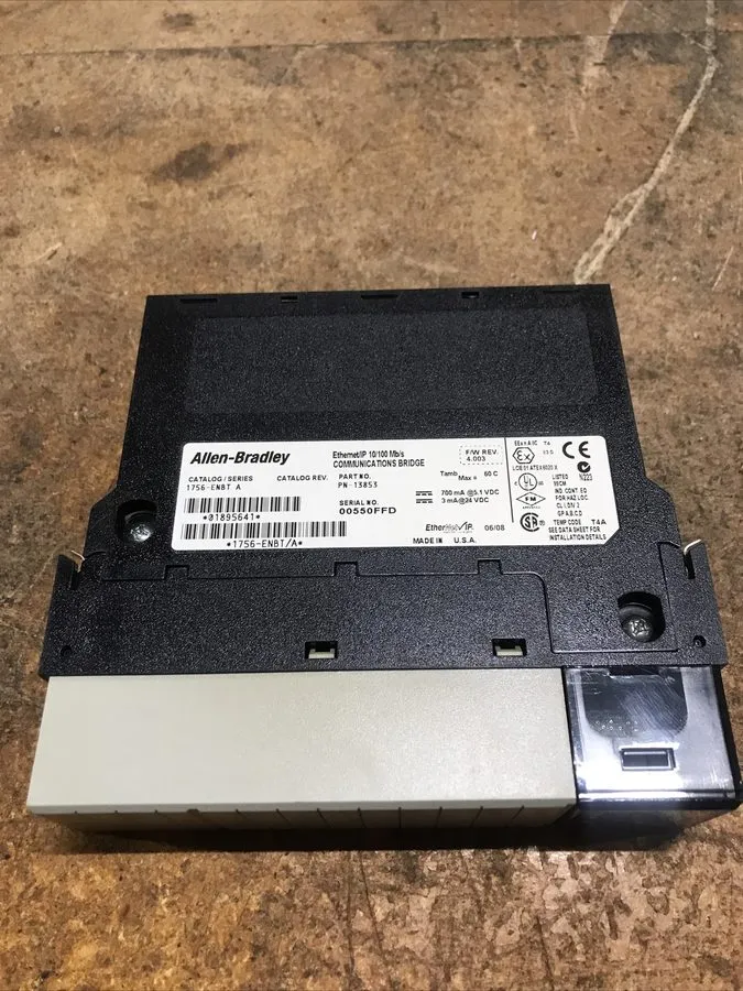 Коммуникационный модуль Allen Bradley 1756-ENBT A Ethernet/IP 10/100 Mb/s Commun