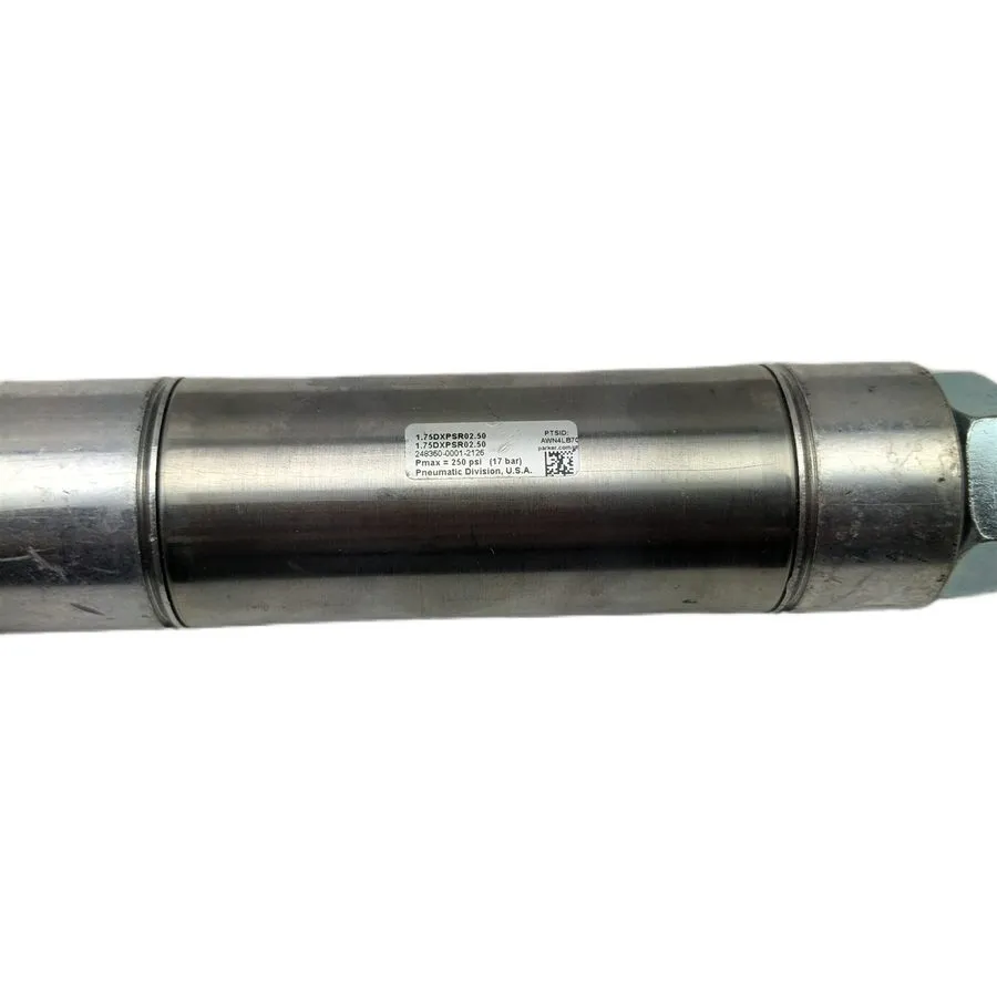 Пневмоцилиндр Parker 1.75DXPSR02.50 Stainless Pneumatic Air Cylinder 2.5in Strok — фото лота 1