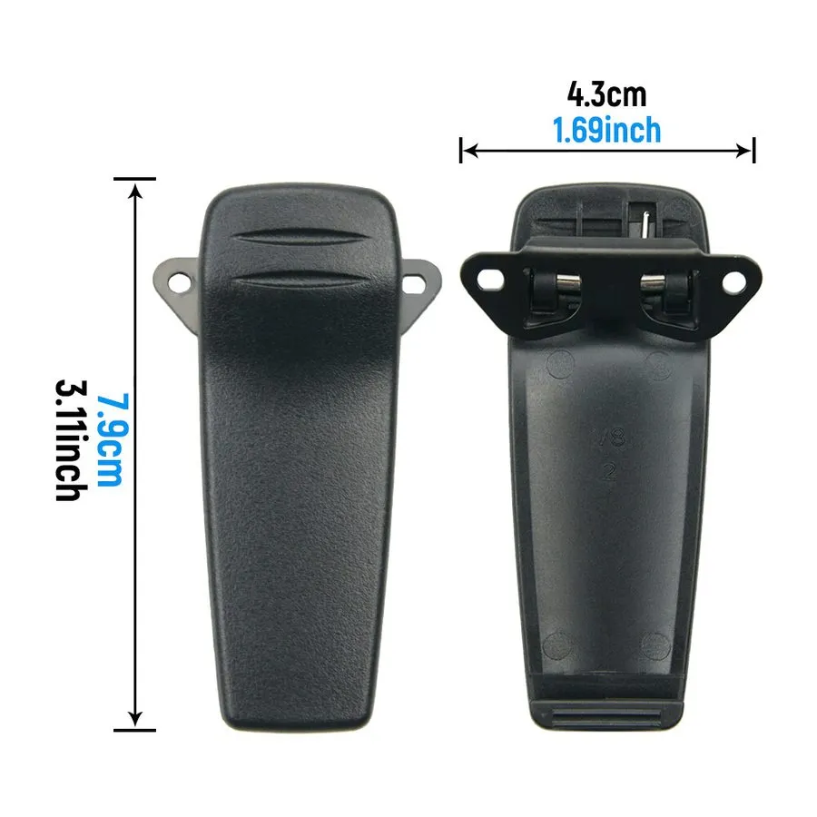 Клипса на ремень 20X Walkie Talkie Belt Clip для ICOM BP-209 BP-210 BP-222 BP-20 — фото лота 2