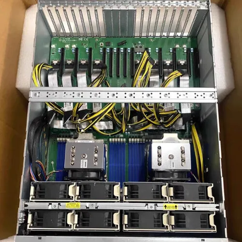 Сервер AS-4125GS-TNRT Server 24x2.5" 1X480G SSD 2XEPYC 9124 16Core 4X2000W 16X D