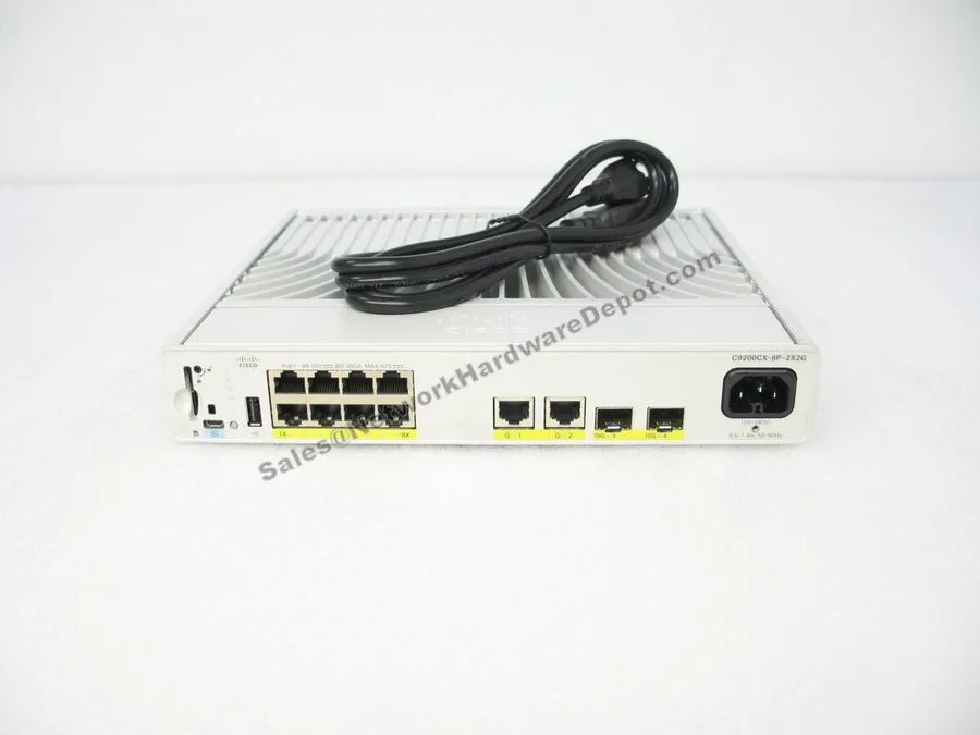 Коммутатор Cisco C9200CX-8P-2X2G-A 8 Port PoE 240W Compact Switch Network Advant