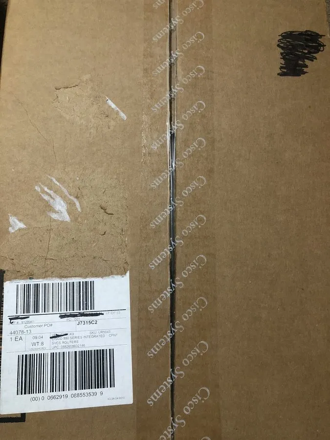 Маршрутизатор Sealed CISCO 881-K9 LAN Ethernet Security Router w/ licensed VPN